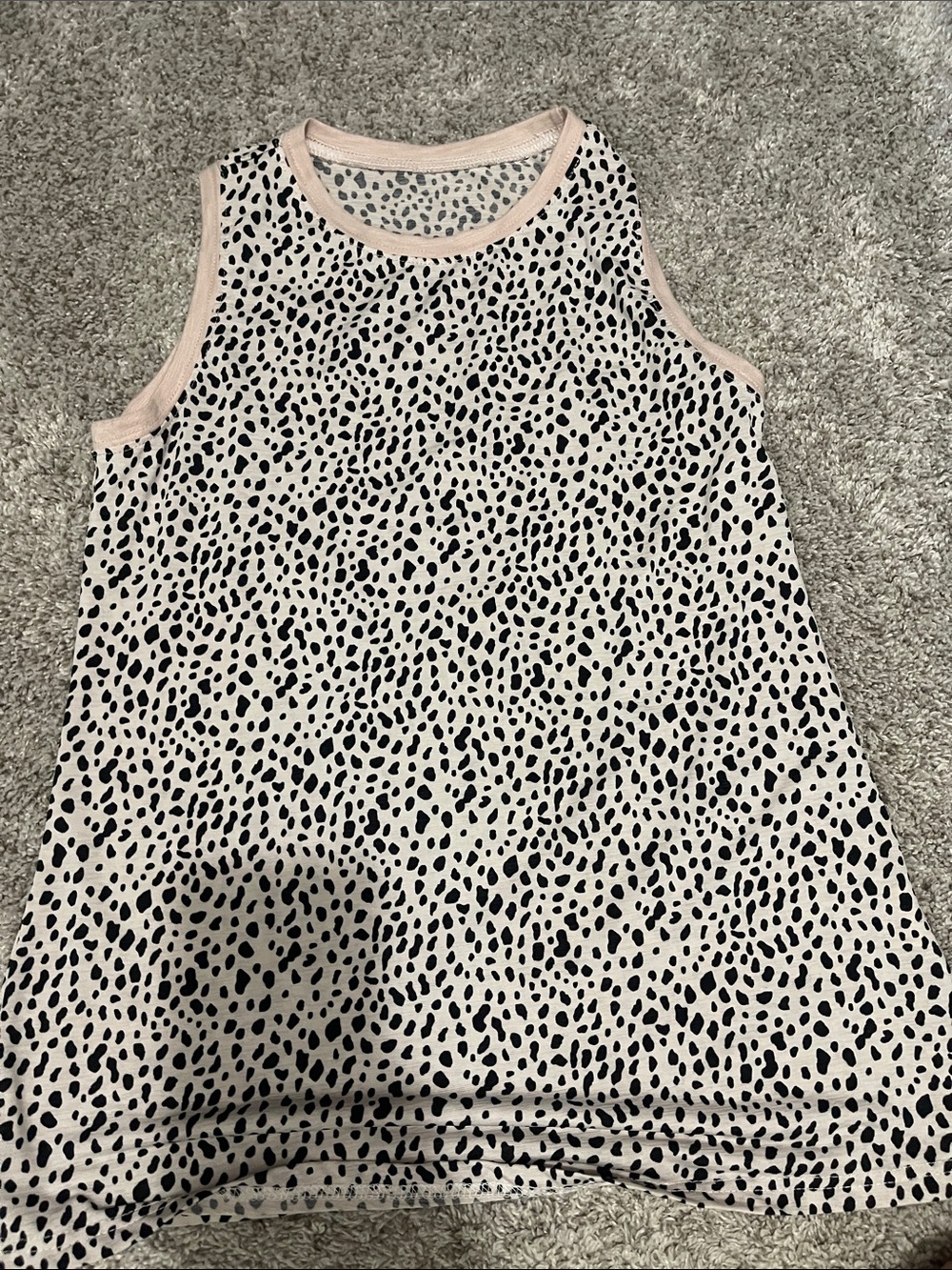 Women’s Pink Animal Print Tank Top